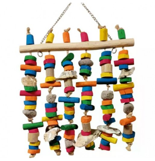 Παιχνίδι παπαγάλου  Abacus με ξυλά java 63cm