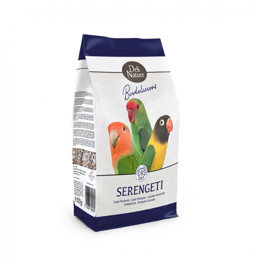 BIRDELICIUS LARGE PARAKEETS SEREGENTI 800gr
