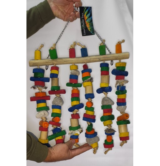 Παιχνίδι παπαγάλου  Abacus με ξυλά java 63cm