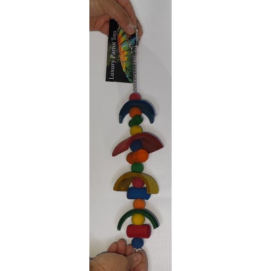 Παιχνίδι παπαγάλου  ημισέληνος 45cm